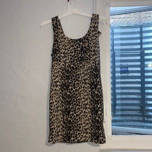 Leopard print dress